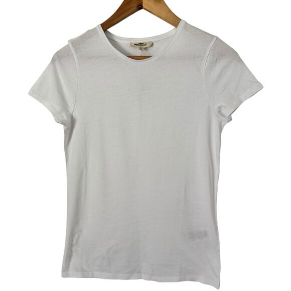 NWT Madewell Essential Slim Tee In White Lightweight Cotton Women’s Size Small - Picture 4 of 8